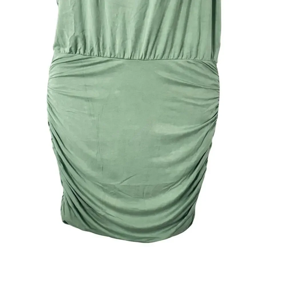New L*SPACE Balboa Bodycon‎ Mini dress Mint Green Stretchy Jersey Knit Sz M